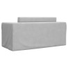Canapé-lit enfants 2 places gris clair peluche douce 562699562699