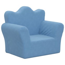 Canapé pour enfants bleu peluche douce 562700562700