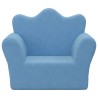 Canapé pour enfants bleu peluche douce 562700562700