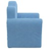 Canapé pour enfants bleu peluche douce 562700562700