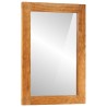 Miroir salle de bain 50x70x2,5 cm bois massif d'acacia et verre 562704562704