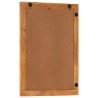 Miroir salle de bain 50x70x2,5 cm bois massif d'acacia et verre 562704562704