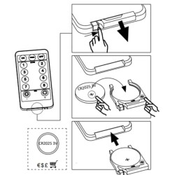 Étoile rayonnante de Noël 140 LED blanc froid 17 cm 562710562710