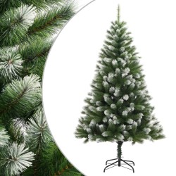 Sapin de Noël artificiel à charnières avec neige floquée 180 cm 562711562711