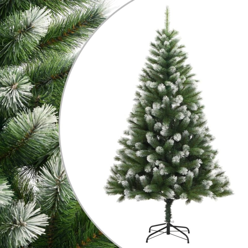 Sapin de Noël artificiel à charnières avec neige floquée 180 cm 562711562711
