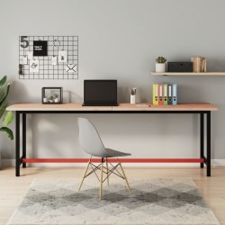 Dessus de bureau 220x55x2,5 cm bois massif de hêtre 562717562717