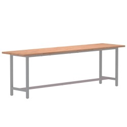 Dessus de bureau 220x55x2,5 cm bois massif de hêtre 562717562717