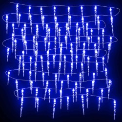 Guirlande lumineuse à glaçons Noël 200 LED bleu acrylique PVC 562718562718