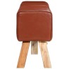 Banc de gymnastique marron 160 cm cuir véritable 562720562720
