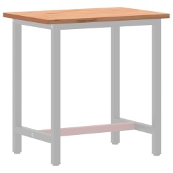 Dessus de bureau 80x55x2,5 cm bois massif de hêtre 562732562732