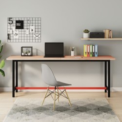 Dessus de bureau 200x55x2,5 cm bois massif de hêtre 562733562733
