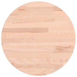 Dessus de table Ø30x1,5 cm rond bois massif de hêtre 562734562734
