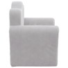 Canapé pour enfants gris clair peluche douce 562738562738