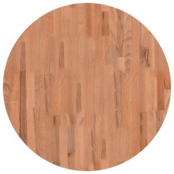 Dessus de table Ø70x4 cm rond bois massif de hêtre 562740562740
