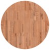 Dessus de table Ø70x4 cm rond bois massif de hêtre 562740562740