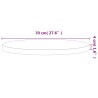Dessus de table Ø70x4 cm rond bois massif de hêtre 562740562740