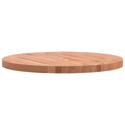 Dessus de table Ø70x4 cm rond bois massif de hêtre 562740562740