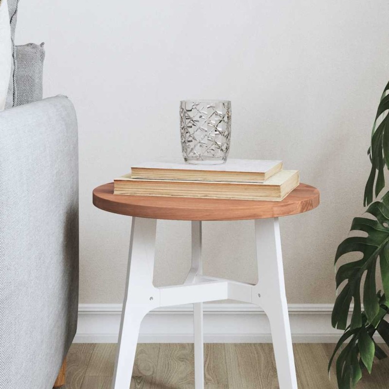 Dessus de table Ø30x1,5 cm rond bois massif de hêtre 562741562741