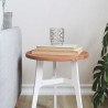 Dessus de table Ø30x1,5 cm rond bois massif de hêtre 562741562741