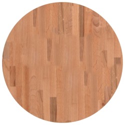 Dessus de table Ø60x2,5 cm rond bois massif de hêtre 562742562742