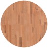 Dessus de table Ø60x2,5 cm rond bois massif de hêtre 562742562742