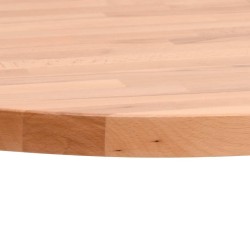 Dessus de table Ø60x2,5 cm rond bois massif de hêtre 562742562742