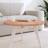 Dessus de table Ø70x2,5 cm rond bois massif de hêtre 562743562743