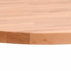 Dessus de table Ø70x2,5 cm rond bois massif de hêtre 562743562743