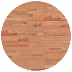 Dessus de table Ø50x2,5 cm rond bois massif de hêtre 562745562745