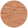 Dessus de table Ø50x2,5 cm rond bois massif de hêtre 562745562745