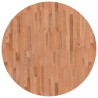 Dessus de table Ø90x2,5 cm rond bois massif de hêtre 562746562746
