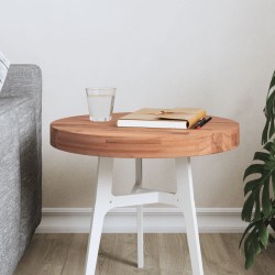 Dessus de table Ø40x4 cm rond bois massif de hêtre 562747562747