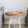 Dessus de table Ø40x4 cm rond bois massif de hêtre 562747562747