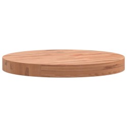 Dessus de table Ø40x4 cm rond bois massif de hêtre 562747562747