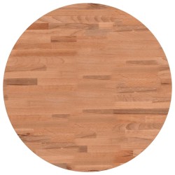 Dessus de table Ø50x4 cm rond bois massif de hêtre 562748562748