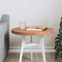 Dessus de table Ø40x2,5 cm rond bois massif de hêtre 562750562750