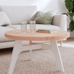 Dessus de table Ø80x4 cm rond bois massif de hêtre 562751562751