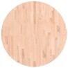 Dessus de table Ø80x4 cm rond bois massif de hêtre 562751562751