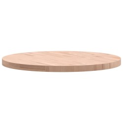Dessus de table Ø80x4 cm rond bois massif de hêtre 562751562751