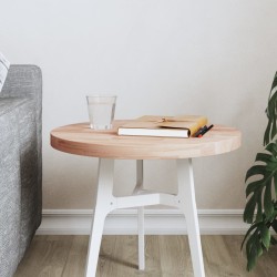 Dessus de table Ø40x2,5 cm rond bois massif de hêtre 562752562752