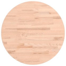 Dessus de table Ø50x2,5 cm rond bois massif de hêtre 562754562754