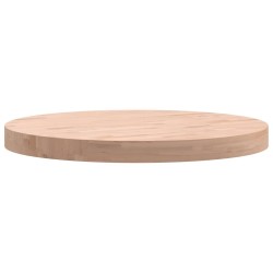 Dessus de table Ø50x4 cm rond bois massif de hêtre 562755562755
