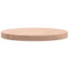 Dessus de table Ø50x4 cm rond bois massif de hêtre 562755562755
