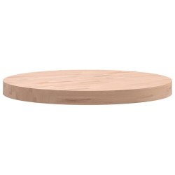 Dessus de table Ø50x4 cm rond bois massif de hêtre 562755562755