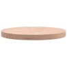 Dessus de table Ø50x4 cm rond bois massif de hêtre 562755562755