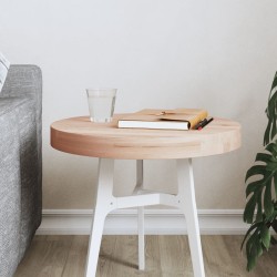 Dessus de table Ø40x4 cm rond bois massif de hêtre 562757562757
