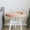 Dessus de table Ø40x4 cm rond bois massif de hêtre 562757562757