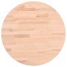 Dessus de table Ø40x4 cm rond bois massif de hêtre 562757562757