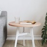 Dessus de table Ø40x1,5 cm rond bois massif de hêtre 562761562761