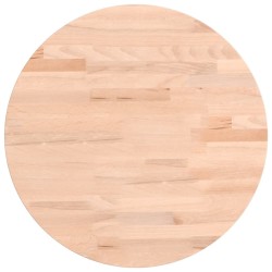 Dessus de table Ø40x1,5 cm rond bois massif de hêtre 562761562761